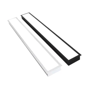 Modern Iron Shell Ceiling Embedded Surface Mounted Linkable Recessed LED Linear Light High Brightness Anti Glare Easy Lighting