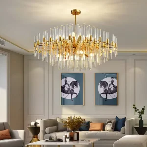 Modern Italian Minimalist Dining Room Lighting High End Crystal Chandelier Pendant Lights for Living Room Hall