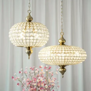 Modern Kitchen Iron Chandelier Crystal Lampshade Ceiling Hanging Pendant Light For Dining Room Wedding