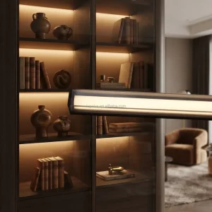 Modern LED 12V Aluminum PC Shelf Light for Wine Cabinets Bookcases & Decorative Display Cabinets with up Lighting YB1037 24