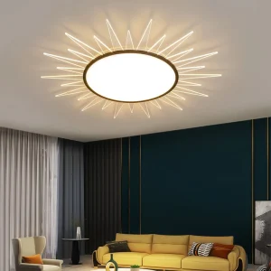 Modern LED Acrylic Ceiling Chandelier Lamp for Bedroom Indoor Luxury Lighting with AC Power