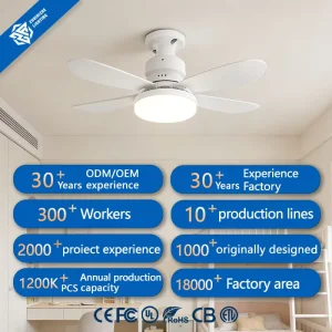 Modern LED Ceiling Fans 6 Blades Remote Control AC DC Motor 3 Speed Circuitry Design