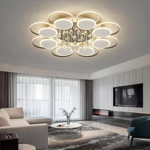 Modern LED Ceiling Light Set 6000K Daylight Small Size