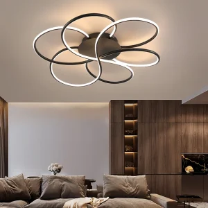 Modern LED Ceiling Light Simple Creative Design Home Office Warm Restaurant Lamps Metal Bedroom Living Room Lighting IP33 Rated