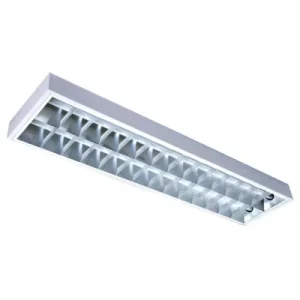 Modern LED Ceiling Troffer Light Recessed Mounted Corridor Office Grille Lamp