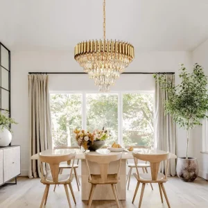 Modern LED Chandeliers Ceiling Lighting Bedroom Living Room Crystal Chandelier Pendant Lamp