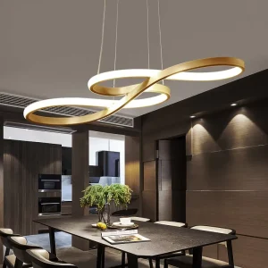 Modern LED Chandeliers Luxury Gold Pendant Lights Dining Living Room Home Lighting Chandelier