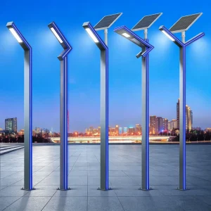 Modern LED Garden Lamp Heart Shaped Aluminum Profile IP65 Rating AC Power Supply High CRI 80 6000K Daylight 5 Year Warranty 2.5m