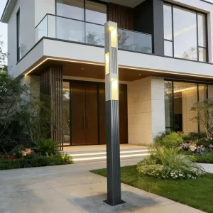 Modern LED Garden Path Light Waterproof Outdoor Pillar Lamp Landscape Lighting for Villa Yard Walkway Square Courtyard