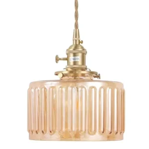 Modern LED Glass Chandelier Lamp Glass Design Decor Hanging Light Fixtures for Bedroom Indoor Decor Lighting