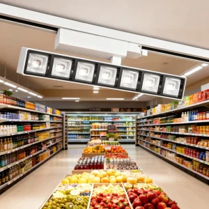Modern LED Indoor Track Grid Light 12W 20W 28W Anti Glare Grille Tracking Lighting for Shopping Malls Clothing Stores
