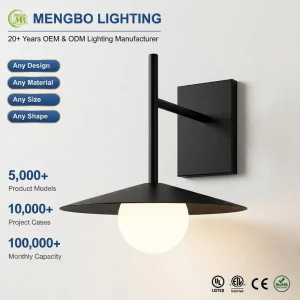 Modern LED Iron Wall Lamp for Indoor Outdoor Use Garden Staircase Lighting Stylish Bedroom Bedside Lighting