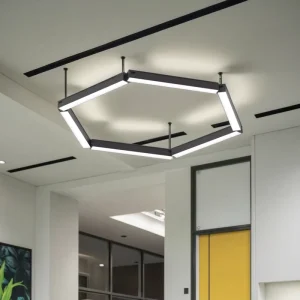 Modern LED Linear Light for Shopping Mall Use IP20 Rated 3 Year Warranty 50000 Hours Lifespan Energy Efficient Lighting Solution
