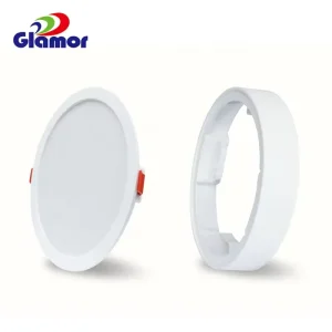 Modern LED Panel Light 12W EDL Series 2 in 1 Backlit Round Slim Housing Built in Driver CCT Downlight