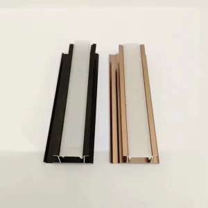 Modern LED Profile Light Aluminum Alloy Decorative Tile Trim Corners Channels Edge Trims Anodized Finish Customizable Thickness