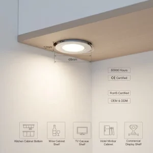 Modern LED Recessed Furniture Light for Cabinet Use Wine Cabinets Bookcases TV Cabinets Hotel Minibars Eco Friendly 5046 24