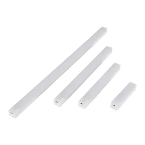 Modern LED Sensor Cabinet Lights 3500K Warm White 12V Wall mounted Dimmable Light Gray Brushed Finish for Kitchen Bedroom Living
