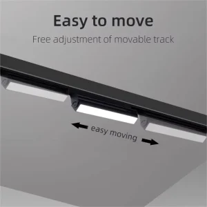 Modern LED Track Lights Magnetic System 48V Surface Recessed Linear Lighting High CRI 90 3000K-6000K Color Temp