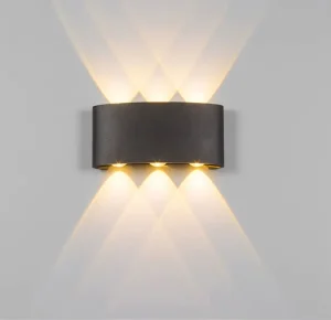 Modern LED Wall Light Aluminum IP65 Waterproof Dimming Garden Courtyard Lamp for Hotels Corridor Bedside Factory Price Lighting