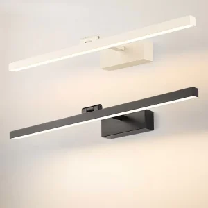 Modern LED Wall Mounted Bathroom Mirror Cabinet Light with Aluminum Construction and High CRI 90 for Makeup and Hotel Aisle Use