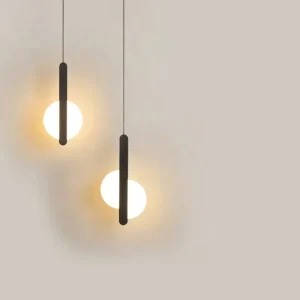 Modern Led Pendant Lights 90-260v White/Black Color for Living Room Bedroom Bedside Restaurant Ceiling Chandeliers