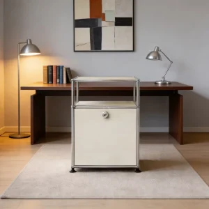 Modern Light Luxury Durable Stainless Steel Freely Connectable Modular Multifunctional 4 Drawer Metal Storage Cabinet