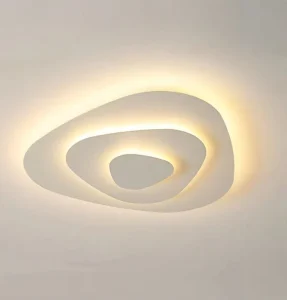 Modern Light Luxury LED Iron Round Ceiling Light for Bedroom Ultra Thin High Brightness