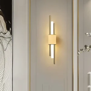 Modern Linear LED Wall Lamp Aluminum Body Plastic Shade Wall Sconce 220V for Dining Room Living Room Bedroom
