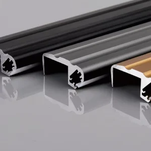 Modern Linear Light Aluminum Profile with Silicone Strip Diffuser Ideal for Ceiling Lights and Wall Panel Decorative Line