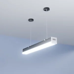 Modern Linkable LED Linear Light SR G4 Modular Aluminum Shopping Mall Pendant Lamp Cube Connector Creative Geometric Shapes