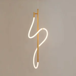 Modern Living Room Lamp Chandeliers Ceiling Pendant Lights Flexible Tube Led Lights