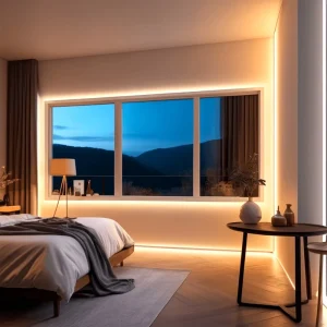 Modern Low Voltage 5V LED Sensor Neon Light Strip Self Adhesive Waterproof Matte Finish 6000K Daylight Cabinet Lights
