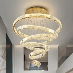 Modern Luxury K9 Crystal LED Chandelier Lighting Ceiling Pendant Fixture Dining Room Living Room Kitchen Bedroom Lighting