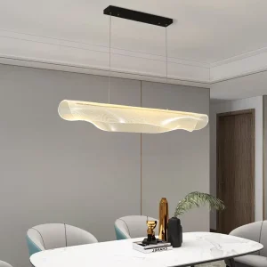 Modern Luxury LED Ceiling Chandelier Hanging Light Fixture Black Chandelier Dimmable 3000 6000k Pendant Light for Dinning Room
