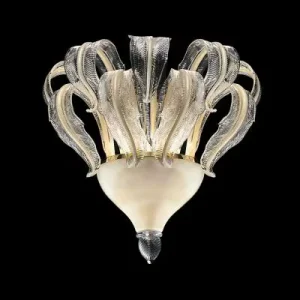 Modern Luxury Simple Handmade Glass Wall Lights Decoration Hand Brown Glass Lights Murano Glass Wall Lamps