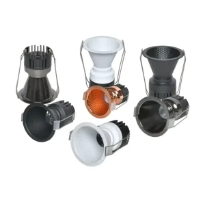 Modern Mini Aluminum LED Spotlight 5W 7W 9W 12W Anti Glare Recessed Mount High CRI 95