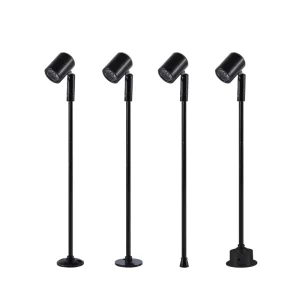 Modern Mini Showcase Spot Light 1W LED Cabinet with High CRI 90 Multi-Color Temp for Jewelry Display Modern Style for Mall Use