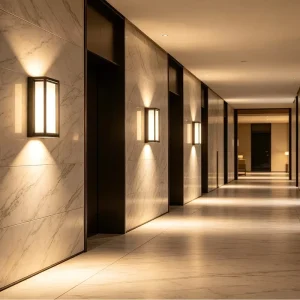 Modern Minimalist 30W Outdoor Hotel Villa Exterior Mounted Decorative Wall Lamp Garden Sconce LED Wall Light