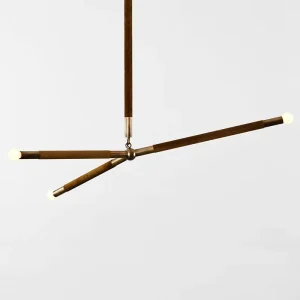 Modern Minimalist Designer Handcrafted Arrow Decorative Pendant Lamp Luxury Iron Chandelier Dining Room Project Installation