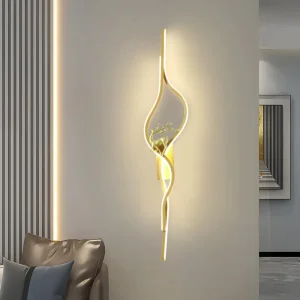Modern Minimalist Nordic LED Wall Lamp Luxury Aluminum Body Grid Sofa Lighting Background Wall Art for Bedroom Living Room
