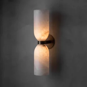 Modern Minimalist Style Mica Stone LED Wall Lamp for Bedroom and Living Room Background Lighting
