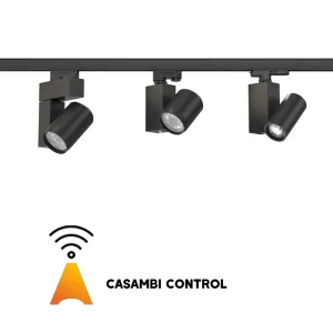 Modern Motorized COB LED Track Lights Rail System 10 50 Zoom Beam Angle 2700K 6500K Color Temperature High CRI 95 Commercial Use