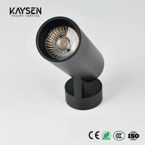 Modern New Design Surface Mounted COB LED Spotlight Aluminum 20W High Lumen Track Light with High CRI 90 and Dimmable