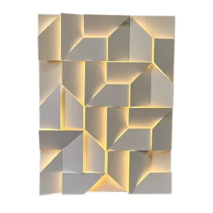Modern Nordic Geometric Art Wall Lamp Home Decoration Piece Background Wall Light Model Room Versatile Wall Lamp