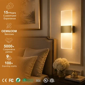 Modern Nordic Rechargeable Magnetic Living Room Decorative Bedside LED Battery Powered Outdoor Wall Lamp