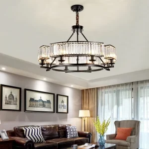 Modern Nordic Remote Ring Chandeliers & Pendant Lights All Dining Room Personality Glass Crystal Chandelier