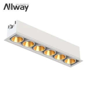 Modern Office Museum Exhibition Ceiling Spot Light Recessed Mounted 5W 15W 30W COB LED Linear Downlight High CRI 90