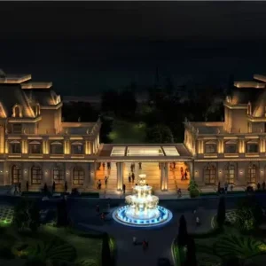 Modern Outdoor Facade Light Design and Installation Custom Manufacturer Exterior Architectural Waterproof LED Lighting for Hotel