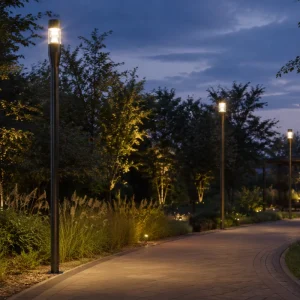 Modern Outdoor Garden Light LED Landscape Lamp Waterproof Lawn Light for Residential Courtyard Yard Lighting