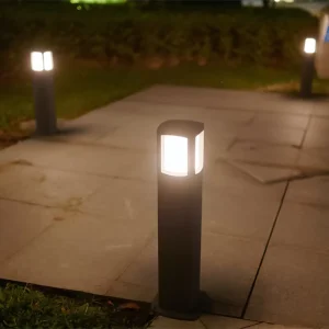 Modern Outdoor Garden Lights Outdoor Light Pathway Garden Light Led Bollard E27 Lamp Bulb 220V Aluminum Lawn Lamp
